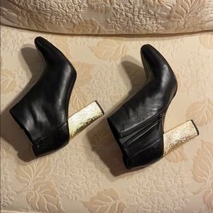 Sam Edelman leather ankle high boots